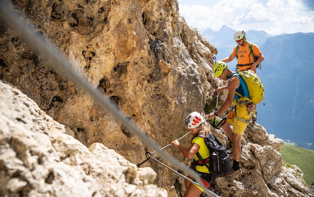 Klettersteige in den Dolomiten Klettersteige in den Dolomiten