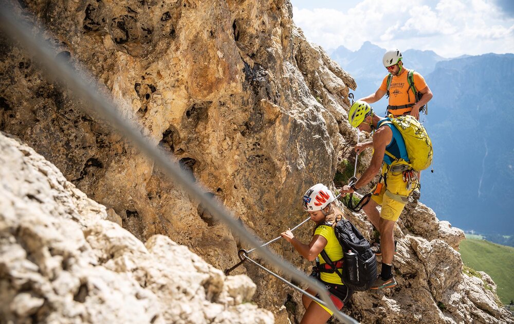 Klettersteige in den Dolomiten