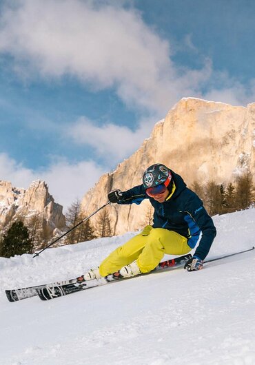 Winterurlaub Skifahren Dolomiten Südtirol